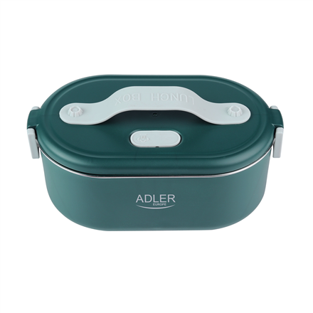 Adler | Electric lunch box with thermal bag | AD 4522 | 0.8 L | Plastic/Stainless steel | Green | Lid included
