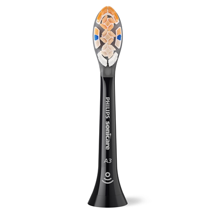 Philips Replacement brush heads | HX9092/88 Sonicare Premium All-in-One | Heads | For adults | Number of brush heads included 2 | Black