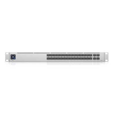 Ubiquiti Switch UniFi 28xSFP+ 10GBit/4xSFP28 25GBit Managed 19" Rack-Mountable, 1,3" Touchscreen