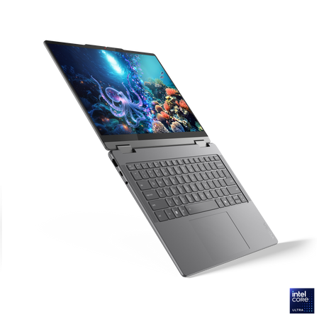 Lenovo Yoga 7 2-in-1 14ILL10 | Luna Grey | 14 " | OLED | Touchscreen | WUXGA | 1920 x 1200 pixels | Glossy | Intel Core Ultra 5 | 226V | 16 GB | Soldered LPDDR5x | Solid-state drive capacity 512 GB | Intel Arc Graphics | Windows 11 Home | 802.11be | Bluet