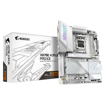 Gigabyte X870E AORUS PRO ICE, AMD X870E Mainboard - Sockel AM5, DDR5