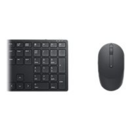 Dell KM5221W Pro | Keyboard and Mouse Set | Wireless | Ukrainian | Black | 2.4 GHz