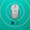 Logitech Mouse M650 SIGNATURE WL (RIGHT) BOLT weiß/grau BT für kleine und mittelgroße Hände (<17,5 - 19,0 cm)