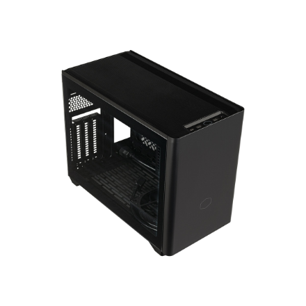 Cooler Master MasterBox NR200P V2 Mini-ITX Gehäuse, Tempered Glass - schwarz