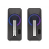 Genesis | Computer Speaker | Helium 100BT RGB | Bluetooth | Silver/Black | Ω | Gaming Speakers | Wireless connection