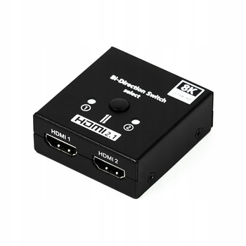 Przełacznik HDMI 2.1 2x1 rozdzielacz 1x2 8K DWUKIERUNKOWY