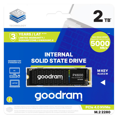 Dysk SSD Goodram PX600 2TB