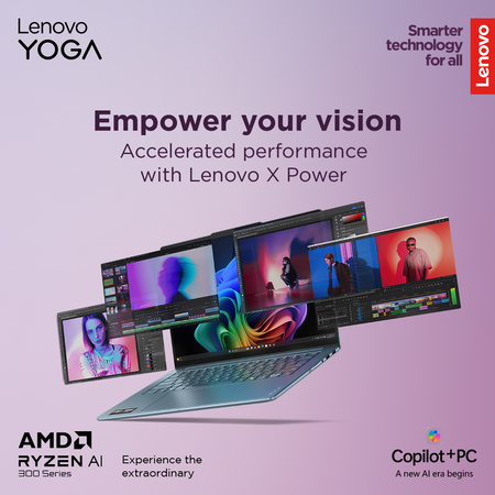 Lenovo Yoga Pro 7 14AKP10 | Tidal Teal | 14.5 " | OLED | 3K | 2944 x 1840 pixels | Glossy | AMD Ryzen AI 7 | 350 | 32 GB | Soldered LPDDR5x | Solid-state drive capacity 1000 GB | AMD Radeon 860M Graphics | Windows 11 Home | 802.11be | Bluetooth version 5.
