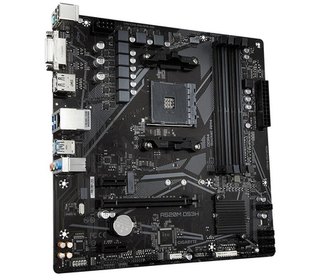 Gigabyte A520M DS3H Processor family AMD, Processor socket AM4, DDR4 DIMM, Memory slots 4, Number of SATA connectors 4, Chipset AMD A, Micro ATX