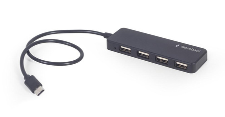 Gembird UHB-CM-U2P4-01 4-port USB Type-C hub, black Gembird