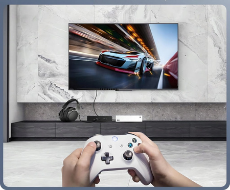 Ekstraktor HDMI 2.1 TOSLINK KONWERTER ATMOS 7.1 eARC HDCP 2.3 8K 4K 120Hz