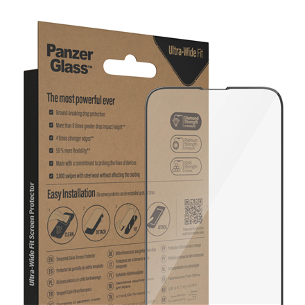 PanzerGlass Screen protector Apple iPhone 14/13/13 Pro Glass Transparent Ultra-Wide Fit