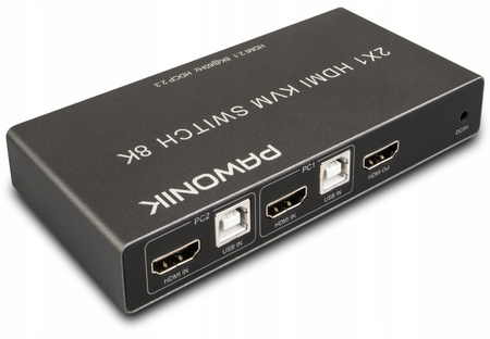 KONSOLA KVM HDMI 2.1 Przełącznik Switch 4K120Hz 8K