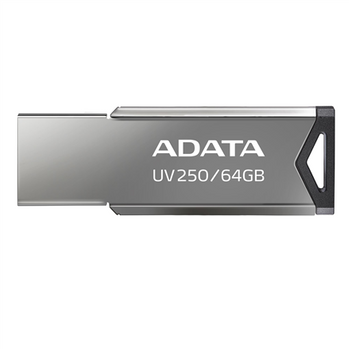 ADATA FlashDrive UV250 16GB  Metal Black USB 2.0 Flash Drive, Retail ADATA