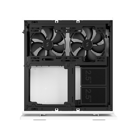 Fractal Design Ridge FD-C-RID1N-02 Side window, White, Mini ITX, Power supply included No