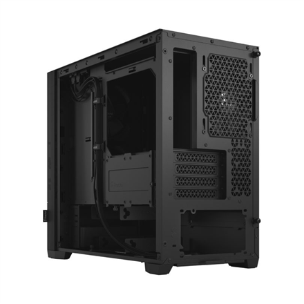 Fractal Design Pop Mini Silent Solid Micro-ATX-Gehäuse, gedämmt - schwarz