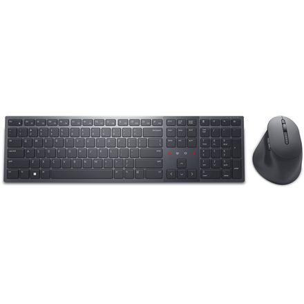 Dell Premier Collaboration Keyboard and Mouse KM900 Keyboard and Mouse Set Wireless Included Accessories USB-C to USB-C Charging cable LT USB-A Graphite Wireless connection