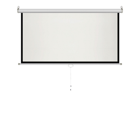 EKRAN RĘCZNY PÓŁAUTOMAT 1:1 84" 152x152cm MS-60 1:1 ART