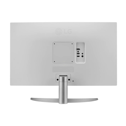 LG Monitor with VESA DisplayHDR 27UP600-W 27 ", IPS, UHD, 3840 x 2160 pixels, 16:9, 5 ms, 400 cd/m², Black/Silver, Headphone Out, HDMI ports quantity 2