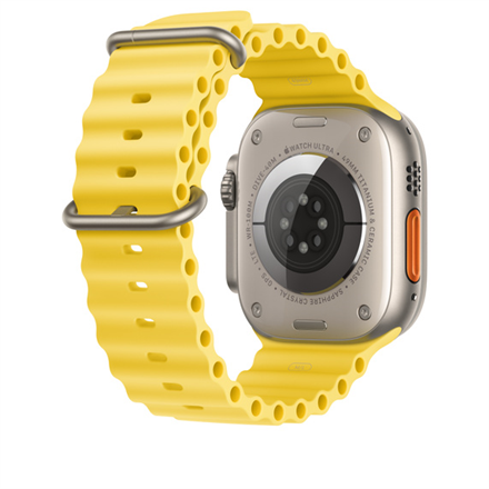 Apple Ocean Band Extension 49 Strap fits 130–200mm wrists Yellow Fluoroelastomer