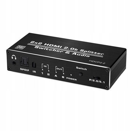 MATRIX HDMI 2.0 2x2 SWITCH SPLITER DOLBY ATMOS 7.1