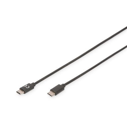 Digitus USB Type-C Connection Cable AK-300138-010-S USB Male 2.0 (Type C), USB Male 2.0 (Type C), Black, 1 m