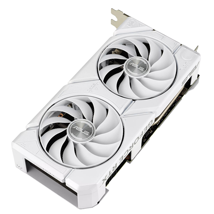 Asus Dual GeForce RTX 4060 EVO White OC Edition 8GB GDDR6 | NVIDIA | 8 GB | GeForce RTX 4060 | GDDR6 | HDMI ports quantity 1 | PCI Express 4.0