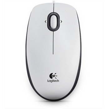 Logitech Mouse B100 Optical White