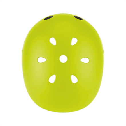Globber Helmet Go Up Lights Lime green