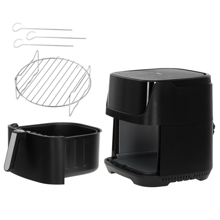 Adler AD 6317 Air Fryer Oven, 12 programs, 5.5 L, Black