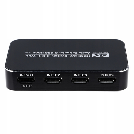 SWITCH HDMI 2.0 4x1 PRZEŁĄCZNIK UHD 4K HDCP HDR
