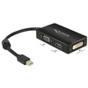 Delock Adapter Mini-DisplayPort auf VGA/HDMI/DVI  passiv black