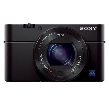 Sony Cyber-shot DSC-RX100M3 Compact camera, 20.1 MP, Optical zoom 2.9 x, Digital zoom 11 x, ISO 25600, Display diagonal 7.62 cm, Wi-Fi, Video recording, Lithium-Ion (Li-Ion), Black
