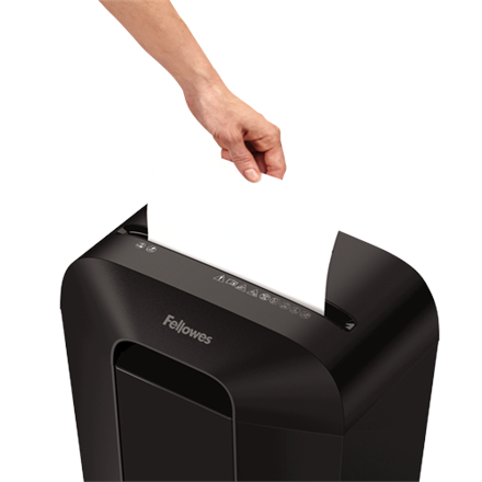 Fellowes Powershred LX50 Black 17 L Credit cards shredding Cross-Cut Shredder Paper handling standard/output 9 sheets per pass Warranty 24 month(s)