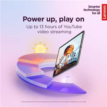 Lenovo Idea Tab Plus Wi-Fi (without power adapter) | ZAG70004SE | 12.1 " | Luna Grey | IPS | 2560 x 1600 pixels | MediaTek | Dimensity 6400 | 12 GB | Soldered LPDDR4x | 256 GB | Wi-Fi | Front camera | 8 MP | Rear camera | 13 MP | Bluetooth | 5.2 | Android