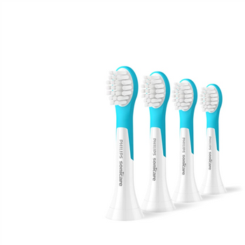 Philips Toothbrush Heads | HX6034/90 Sonicare For Kids3+ | Heads | For children | Number of brush heads included 4 | White/Blue