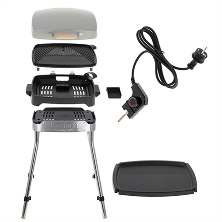 Gerlach GL 6611 Electric Grill, 2500 W, Black/Grey