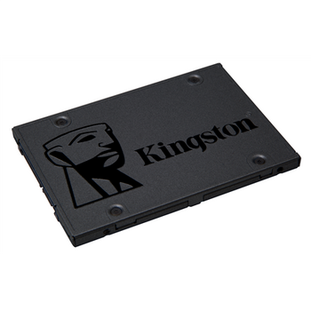 Kingston A400 480 GB SSD form factor 2.5" SSD interface SATA Write speed 450 MB/s Read speed 500 MB/s