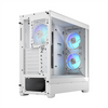 Fractal Design Pop Air RGB White TG Clear Tint Midi-Tower - weiß