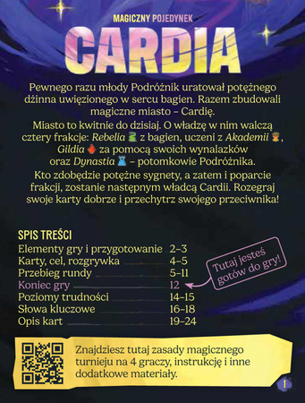 GRA CARDIA - podstawa - LUCKY DUCK GAMES
