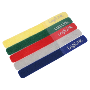 Cable Strap, 180*20mm, 5pcs, 5 colors Logilink