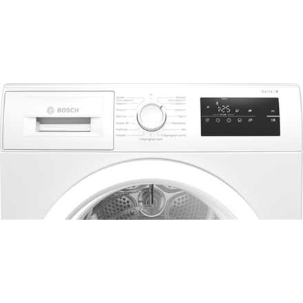 Bosch Dryer Machine with Heat Pump WTH85VP6SN Energy efficiency class A++, Front loading, 8 kg, Sensitive dry, LED, Depth 61.3 cm, White