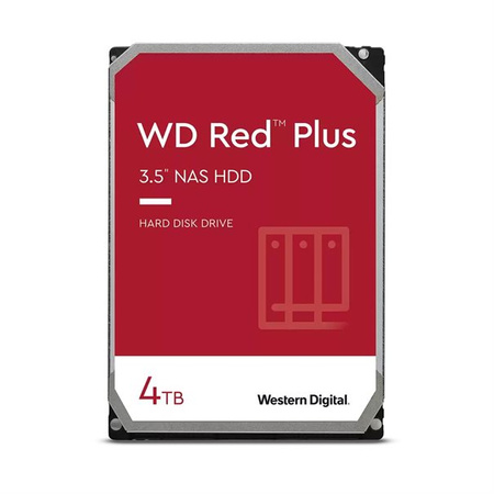 Western Digital Red Plus, SATA 6G, Intellipower, 3,5 Zoll - 4 TB