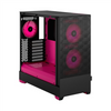 Fractal Design Pop Air RGB Side window Magenta Core TG Clear Tint ATX, mATX, Mini ITX Power supply included No