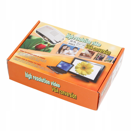 KONWERTER SYGNAŁU VGA - BNC S-VIDEO VGA AV ZESTAW