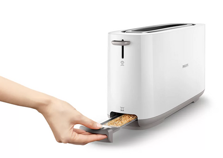 Philips Toaster HD2590/00 Daily Collection Power 870-1030 W, Number of slots 2, Housing material Plastic, White