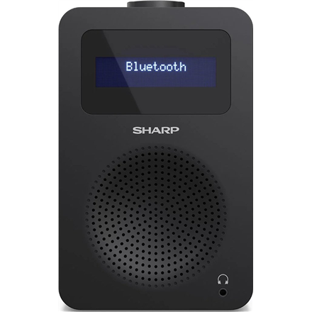 Sharp DR-430(BK) Digital Radio, FM/DAB/DAB+, Bluetooth 5.0, Midnight Black Sharp Digital Radio DR-430(BK) Midnight Black Headphone out Bluetooth FM radio