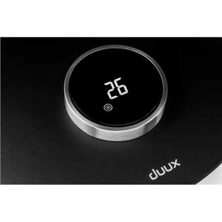 Duux Smart Fan Whisper Flex Smart Black with Battery Pack Stand Fan, Timer, Number of speeds 26, 2-22 W, Oscillation, Diameter 34 cm, Black