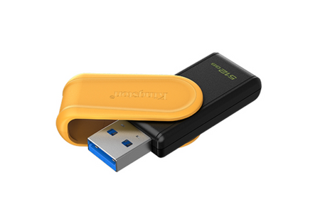 Kingston USB Flash Drive | DataTraveler Exodia S | 512 GB | USB 3.2 Gen 1 | Black/Yellow