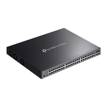 TP-LINK Switch SG3452XMPP 48xGBit/4x 10 GE SFP+ 8x PoE++ (750W) Managed Omada, L2+, Rack Mountable